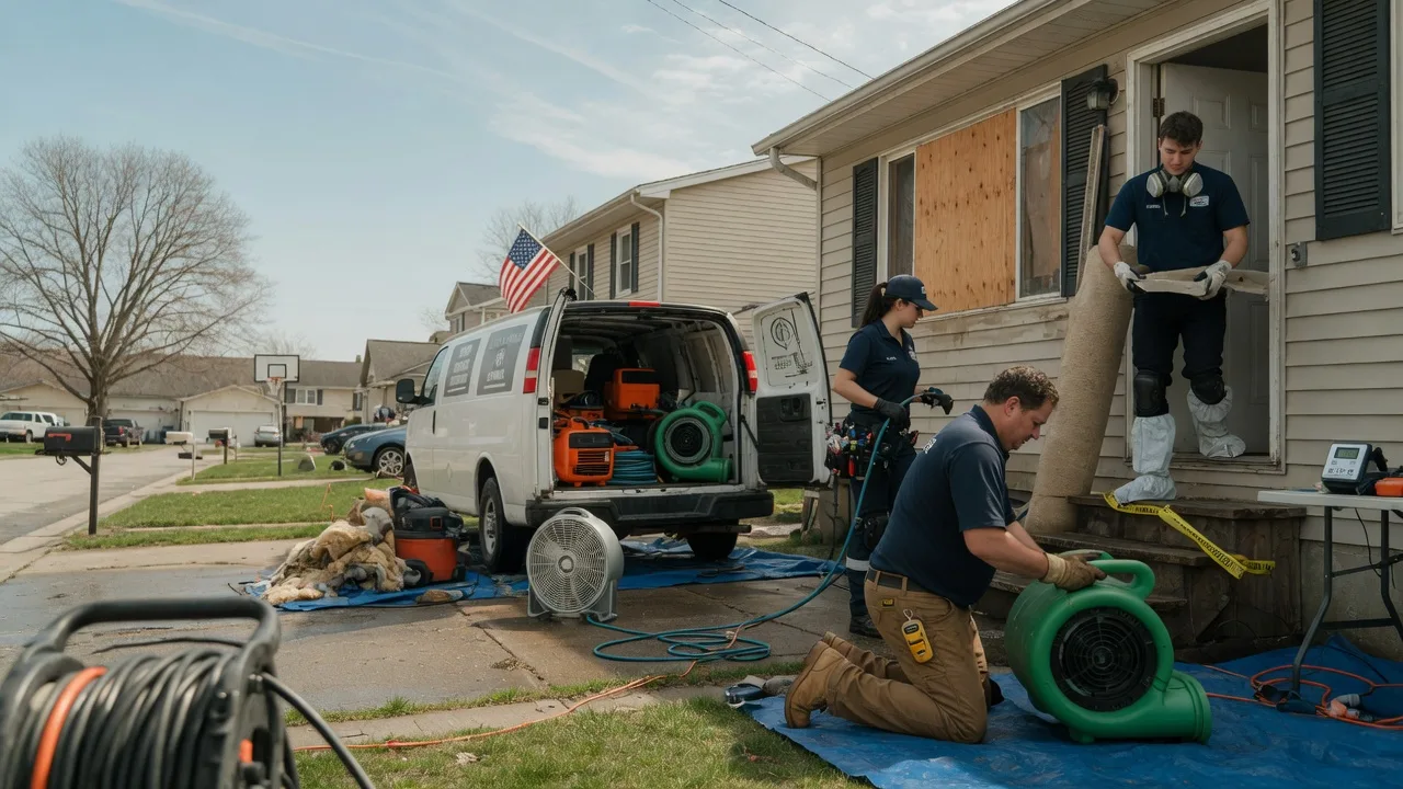 Water Damage Restoration in Gackle, ND near me